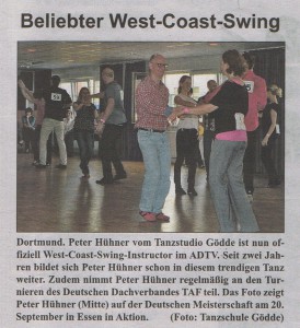 Beliebter West Coast Swing