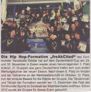 Hip-Hop Formation freAKCited erneut erfolgreich