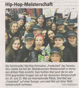 Hip-Hop Meisterschaft 2015