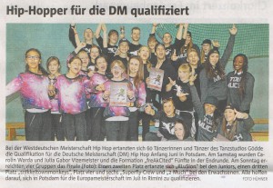 Hip-Hopper für die DM qualifiziert