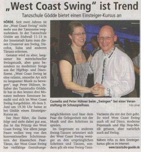 West Coast Swing ist Trend